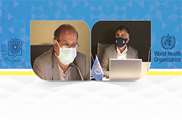Clarification of the most important COVID-19 control management measures in a meeting with the representative of the World Health Organization in the country