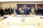Dr. Aghajani, Chancellor of university, meets Mr. Guillum Huard, Regional Health Advisor of France for Middle East