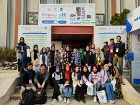 The visit of the international students of  SBMU to the Iran Nanotechnology international exhibition