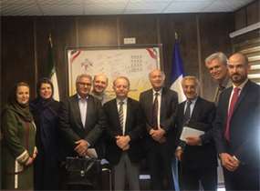 The University Agency of the Francophonie (AUF) visited the Office of the Vice-Chancellor of International Affaris at Shahid Beheshti University of Medical Sciences