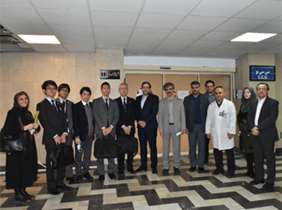 Japan International Cooperation Agency (JICA) representatives visit Imam Hossein Hospital