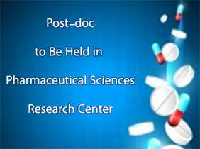 Post-doc to Be Held in Pharmaceutical Sciences Research Center