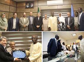  Cheik Anta Diop university delegation visited shahid beheshti university of medical sciences (SBUMS)