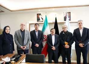 The Chancellor of the university met with the members of the Iran-France office