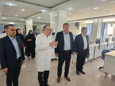 The presence of the President of Szeged University in the Medical and Dental Schools of Shahid Beheshti University of Medical Sciences